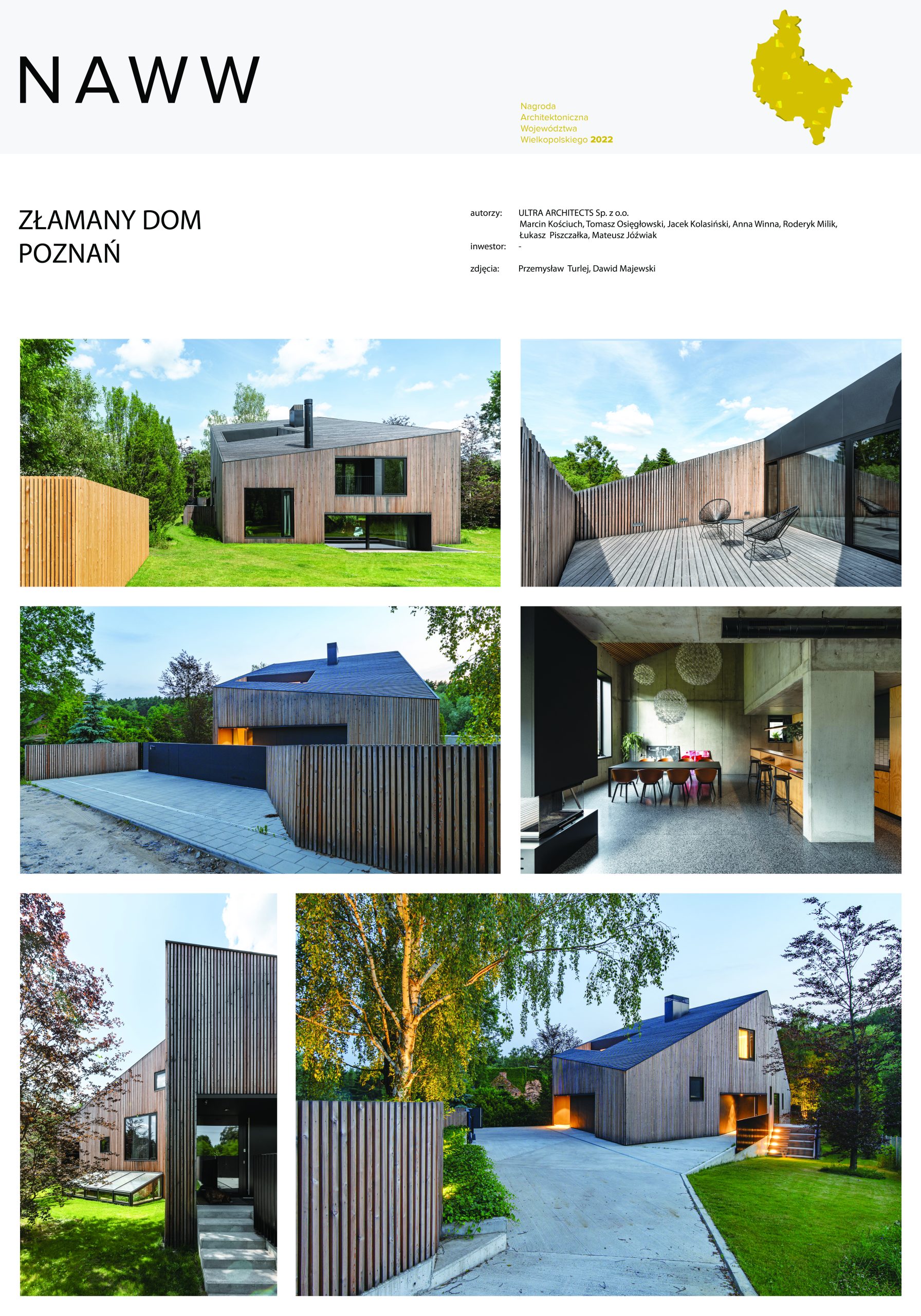 Nagroda NAWW 2022 Ultra Architects – kategoria dom